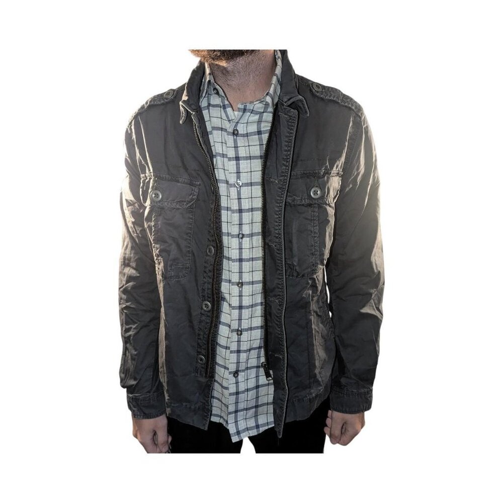 Jeremiah Gray Mens Lightweight Cargo Jacket Size M